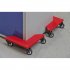 Sealey Corner Transport Dollies 150kg Capacity - Set of 4