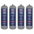 Sealey Disposable Carbon Dioxide Gas Cylinder 1.3kg - Pack of 4