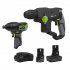 Sealey 2 x SV10.8 Series Cordless Rotary Hammer Drill & Impact Driver Kit 10.8V - 2 Batteries