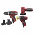 Sealey 3 x SV12 Series Cordless Power Tool Combo Kit 12V - 2 Batteries