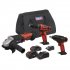 Sealey 3 x SV20 Series Cordless Tool Combo Kit 20V - 2 Batteries