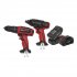 Sealey 2 x SV20 Series Cordless 13mm Combi Drill & 1/4