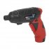 Sealey Cordless Screwdriver Set 3.6V 26pc