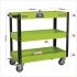 Sealey Superline PRO Heavy-Duty Workshop Trolley 3-Level - Hi-Vis Green