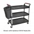 Sealey Composite Workshop Trolley 3-Level/3 Wall