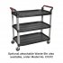 Sealey Composite Workshop Trolley 3-Level/3 Wall