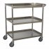 Sealey Premier Stainless Steel Workshop Trolley 3-Level