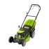 Sealey Dellonda Self-Propelled Petrol Lawnmower Grass Cutter with Height Adjustment & Grass Bag 144cc 18