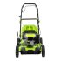 Sealey Dellonda Self-Propelled Petrol Lawnmower Grass Cutter with Height Adjustment & Grass Bag 170cc 20