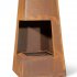 Sealey Dellonda Chiminea, Wood Burner, Heater for Outdoors W45cm x H150cm, Corten Steel