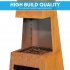 Sealey Dellonda Outdoor Chiminea Fireplace Heater Firewood Storage - Corten Steel