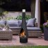 Sealey Dellonda Outdoor Chiminea, Fireplace, Fire Pit, Heater, Durable, Black Steel