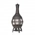 Sealey Dellonda Deluxe 360 Chiminea/Fire Pit/Outdoor Heater - Antique Bronze Finish - DG112