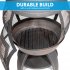 Sealey Dellonda Deluxe 360 Chiminea/Fire Pit/Outdoor Heater - Antique Bronze Finish - DG112