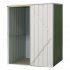 Sealey Dellonda Galvanized Steel Storage Shed with Pent Style Roof 151 x 151 x 200cm - Green