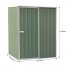 Sealey Dellonda Galvanized Steel Storage Shed with Pent Style Roof 151 x 151 x 200cm - Green