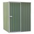 Sealey Dellonda Galvanized Steel Storage Shed with Pent Style Roof 151 x 151 x 200cm - Green