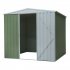 Sealey Dellonda Galvanized Steel Storage Shed with Apex Style Roof 230 x 230 x 220cm - Green