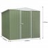 Sealey Dellonda Galvanized Steel Storage Shed with Apex Style Roof 230 x 230 x 220cm - Green