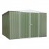 Sealey Dellonda Galvanized Steel Storage Shed with Apex Style Roof 300 x 300 x 220cm - Green