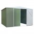 Sealey Dellonda Galvanized Steel Storage Shed with Apex Style Roof 300 x 300 x 220cm - Green