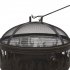 Sealey Dellonda Deluxe Fire Pit Fireplace Outdoor Patio Heater, Cooking Grill & Poker