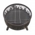 Sealey Dellonda Deluxe Fire Pit Fireplace Outdoor Patio Heater, Cooking Grill & Poker