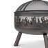 Sealey Dellonda Deluxe Fire Pit Fireplace Outdoor Patio Heater, Cooking Grill & Poker