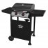 Sealey Dellonda 2 Burner Gas BBQ Grill with Ignition & Thermometer - Black/Stainless Steel