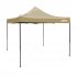 Sealey Dellonda Premium 3 x 3m Pop-Up Gazebo, PVC Coated, Water Resistant Fabric, Supplied with Carry Bag, Rope, Stakes & Weight Bags - Beige Canopy