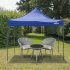 Sealey Dellonda Premium 3 x 3m Pop-Up Gazebo, PVC Coated, Water Resistant Fabric, Supplied with Carry Bag, Rope, Stakes & Weight Bags - Blue Canopy