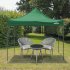 Sealey Dellonda Premium 3 x 3m Pop-Up Gazebo, PVC Coated, Water Resistant Fabric, Supplied with Carry Bag, Rope, Stakes & Weight Bags - Dark Green Canopy