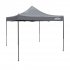 Sealey Dellonda Premium 3 x 3m Pop-Up Gazebo, PVC Coated, Water Resistant Fabric, Supplied with Carry Bag, Rope, Stakes & Weight Bags - Grey Canopy