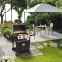 Sealey Dellonda 3 Burner Gas BBQ Grill, Ignition, Thermometer, Black/Stainless Steel