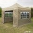 Sealey Dellonda Premium Gazebo/Marquee Side Walls/Doors/Windows, Fits 3 x 3m Models - Beige