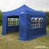 Sealey Dellonda Premium Gazebo/Marquee Side Walls/Doors/Windows, Fits 3 x 3m Models - Blue