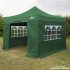 Sealey Dellonda Premium Gazebo/Marquee Side Walls/Doors/Windows, Fits 3 x 3m Models - Dark Green