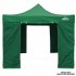 Sealey Dellonda Premium Gazebo/Marquee Side Walls/Doors/Windows, Fits 3 x 3m Models - Dark Green