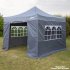 Sealey Dellonda Premium Gazebo/Marquee Side Walls/Doors/Windows, Fits 3 x 3m Models - Grey