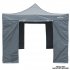 Sealey Dellonda Premium Gazebo/Marquee Side Walls/Doors/Windows, Fits 3 x 3m Models - Grey