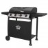 Sealey Dellonda 4 Burner Gas BBQ Grill with Piezo Ignition & Thermometer