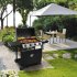 Sealey Dellonda 4 Burner Gas BBQ Grill with Piezo Ignition & Thermometer