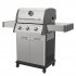 Sealey Dellonda 3 Burner Deluxe Gas BBQ Grill with Piezo Ignition & Thermometer - Stainless Steel