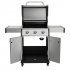 Sealey Dellonda 3 Burner Deluxe Gas BBQ Grill with Piezo Ignition & Thermometer - Stainless Steel