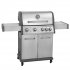 Sealey Dellonda 4+1 Burner Deluxe Gas BBQ Grill with Piezo Ignition & Thermometer - Stainless Steel