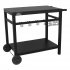 Sealey Dellonda Plancha Trolley with Utensil Holder - Black