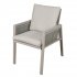 Sealey Dellonda Fusion Garden/Patio Dining Chair with Armrests, Set of 6, Light Grey - DG49