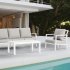 Sealey Dellonda Kyoto 4-Piece Aluminium Outdoor Garden Sofa Arm Chair Coffee Table Set