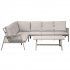 Sealey Dellonda Fusion Aluminium Outdoor Corner Sofa & Coffee Table Set 4pc