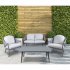 Sealey Dellonda Echo Aluminium Outdoor Sofa, Chair & Coffee Table Set 4pc